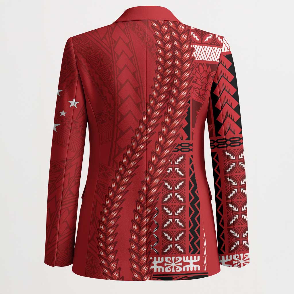 Samoa FAST Siapo Blazer Tatau-Ulafala Vines - Polynesian Pride