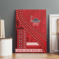 Samoa FAST Siapo Canvas Wall Art Tatau-Ulafala Vines LT7 - Polynesian Pride