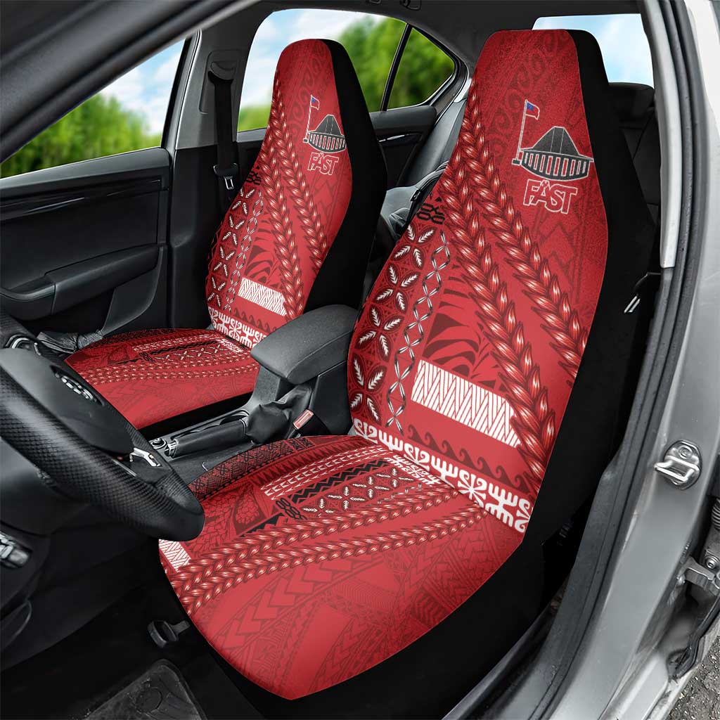 Samoa FAST Siapo Car Seat Cover Tatau-Ulafala Vines - Polynesian Pride