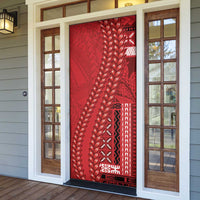 Samoa FAST Siapo Door Cover Tatau-Ulafala Vines LT7 - Polynesian Pride