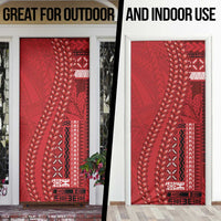 Samoa FAST Siapo Door Cover Tatau-Ulafala Vines LT7 - Polynesian Pride