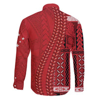 Samoa FAST Siapo Family Matching Puletasi and Hawaiian Shirt Tatau-Ulafala Vines - Polynesian Pride