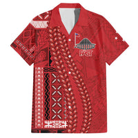 Samoa FAST Siapo Hawaiian Shirt Tatau-Ulafala Vines LT7 Red - Polynesian Pride