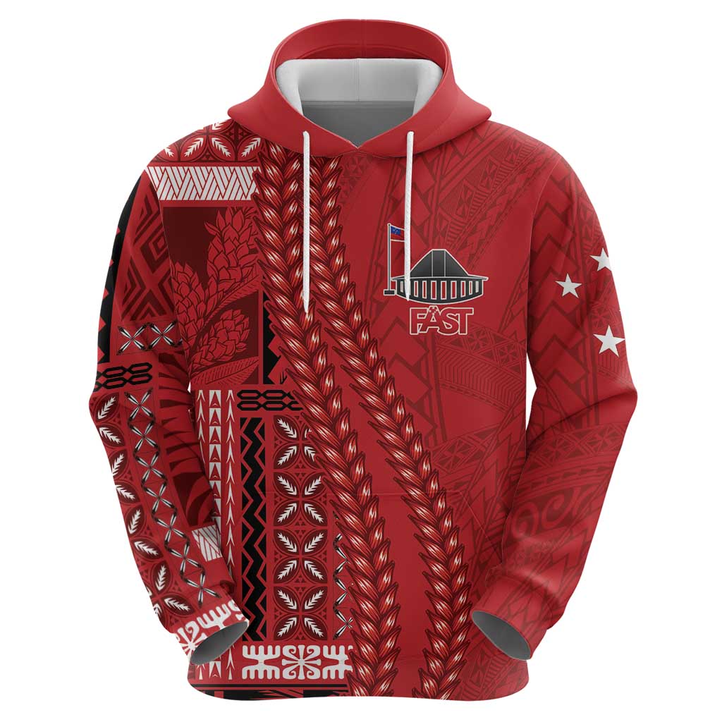 Samoa FAST Siapo Hoodie Tatau-Ulafala Vines - Polynesian Pride