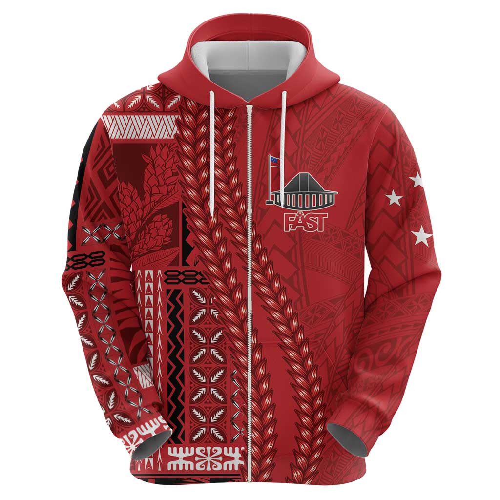 Samoa FAST Siapo Hoodie Tatau-Ulafala Vines - Polynesian Pride