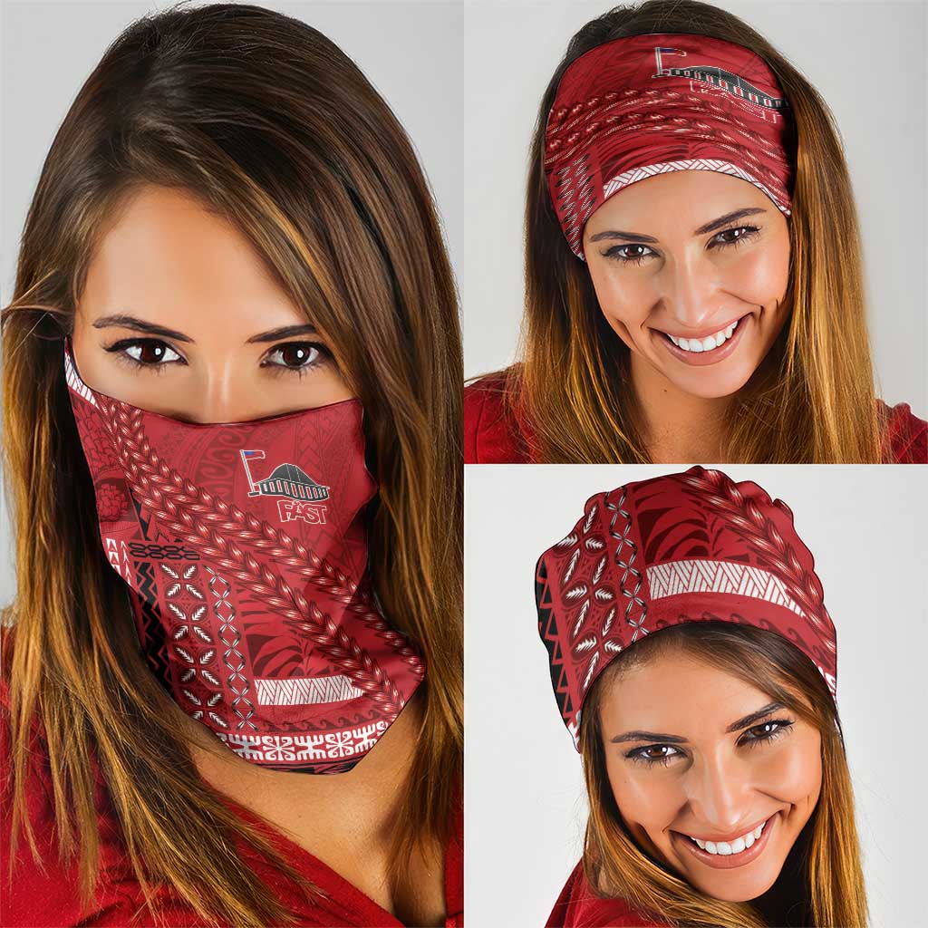 Samoa FAST Siapo Neck Gaiter Tatau-Ulafala Vines - Polynesian Pride