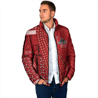 Samoa FAST Siapo Padded Jacket Tatau-Ulafala Vines LT7 - Polynesian Pride