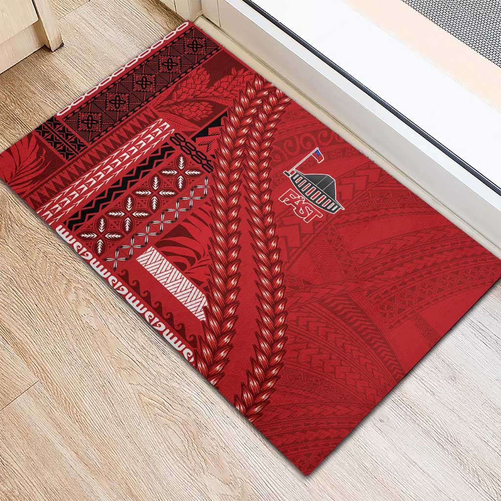 Samoa FAST Siapo Rubber Doormat Tatau-Ulafala Vines LT7 - Polynesian Pride