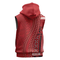 Samoa FAST Siapo Sleeveless Hoodie Tatau-Ulafala Vines LT7 - Polynesian Pride