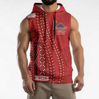 Samoa FAST Siapo Sleeveless Hoodie Tatau-Ulafala Vines LT7 - Polynesian Pride