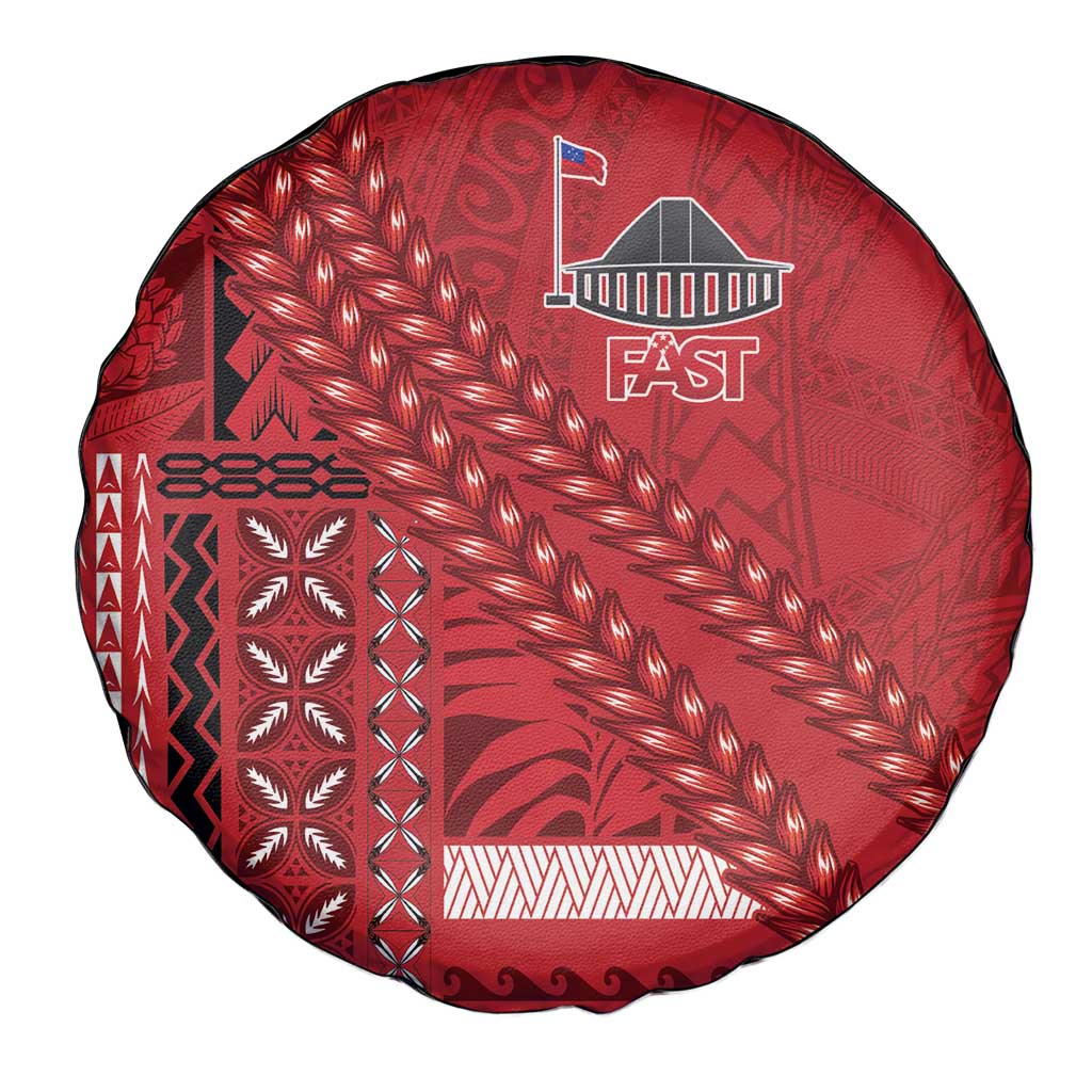 Samoa FAST Siapo Spare Tire Cover Tatau-Ulafala Vines - Polynesian Pride