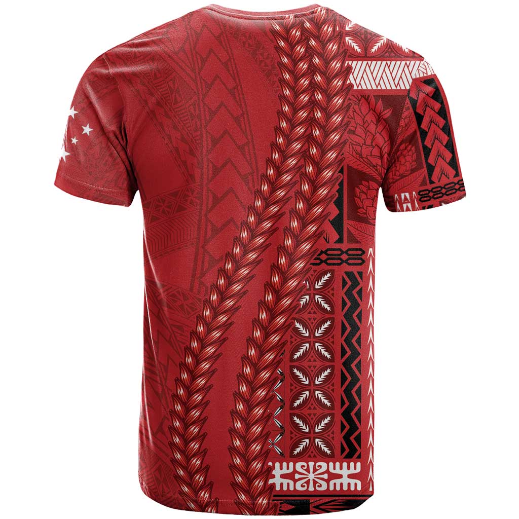 Samoa FAST Siapo T Shirt Tatau-Ulafala Vines - Polynesian Pride