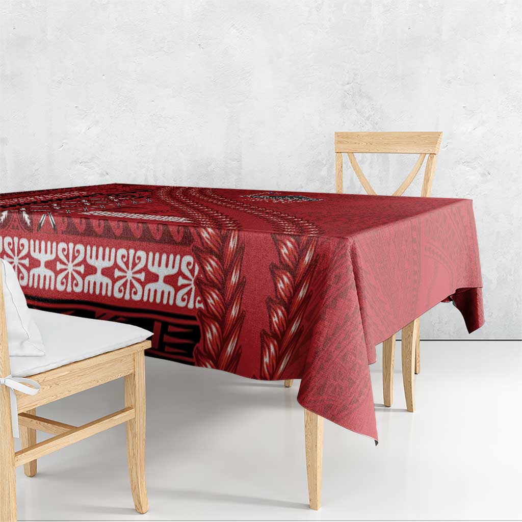 Samoa FAST Siapo Tablecloth Tatau-Ulafala Vines LT7 - Polynesian Pride