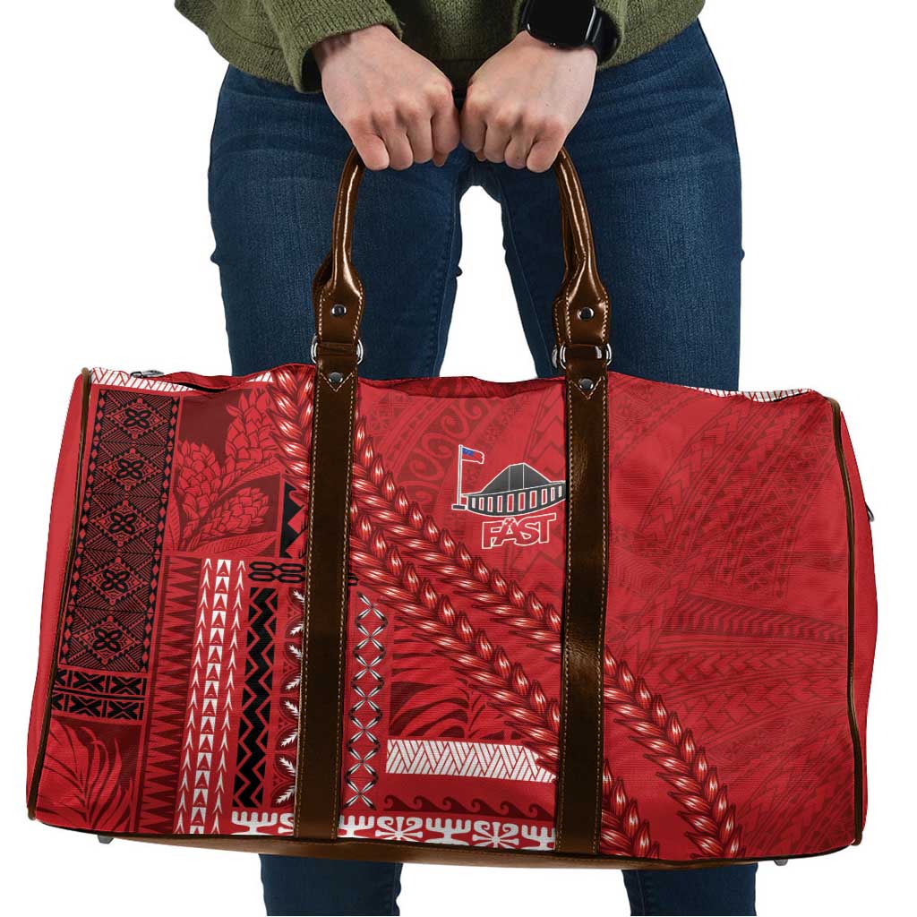 Samoa FAST Siapo Travel Bag Tatau-Ulafala Vines - Polynesian Pride