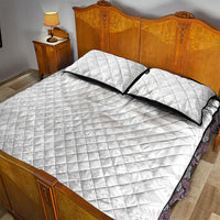 Tonga White Sunday Fakame Quilt Bed Set Tokelaufeletoa Kupesi LT7 - Polynesian Pride