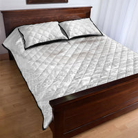 Tonga White Sunday Fakame Quilt Bed Set Tokelaufeletoa Kupesi LT7 - Polynesian Pride