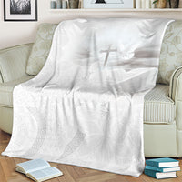 Niue White Sunday Tapu Fanau Blanket Fiti Pua Mix Hiapo Tapa LT7 - Polynesian Pride