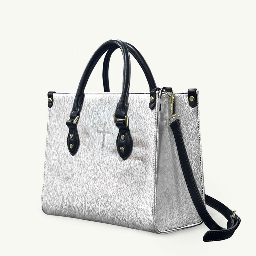 Niue White Sunday Tapu Fanau Leather Bag Fiti Pua Mix Hiapo Tapa LT7 White - Polynesian Pride