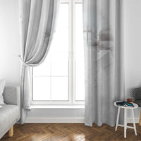 Niue White Sunday Tapu Fanau Window Curtain Fiti Pua Mix Hiapo Tapa LT7 - Polynesian Pride