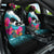 Hawaii Surfing Car Seat Cover Triple Crown Rides The Waves LT7 One Size Black - Polynesian Pride