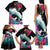 Hawaii Surfing Family Matching Tank Maxi Dress and Hawaiian Shirt Triple Crown Rides The Waves LT7 - Polynesian Pride