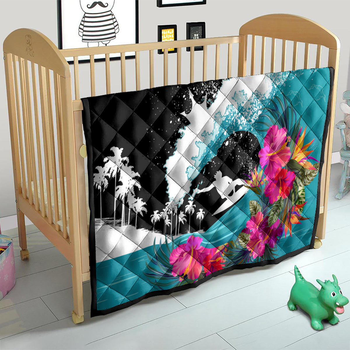 Hawaii Surfing Quilt Triple Crown Rides The Waves LT7 - Polynesian Pride