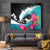 Hawaii Surfing Tapestry Triple Crown Rides The Waves LT7 Black - Polynesian Pride