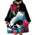 Hawaii Surfing Wearable Blanket Hoodie Triple Crown Rides The Waves LT7 - Polynesian Pride