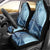 Samoa Siapo Mamanu Car Seat Cover Plumeria Navy Blue Motifs