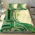 Samoa Siapo Mamanu Bedding Set Plumeria Emerald Motifs