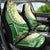 Samoa Siapo Mamanu Car Seat Cover Plumeria Emerald Motifs