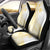 Samoa Siapo Mamanu Car Seat Cover Plumeria Fancy Gold Motifs