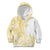 Samoa Siapo Mamanu Kid Hoodie Plumeria Fancy Gold Motifs