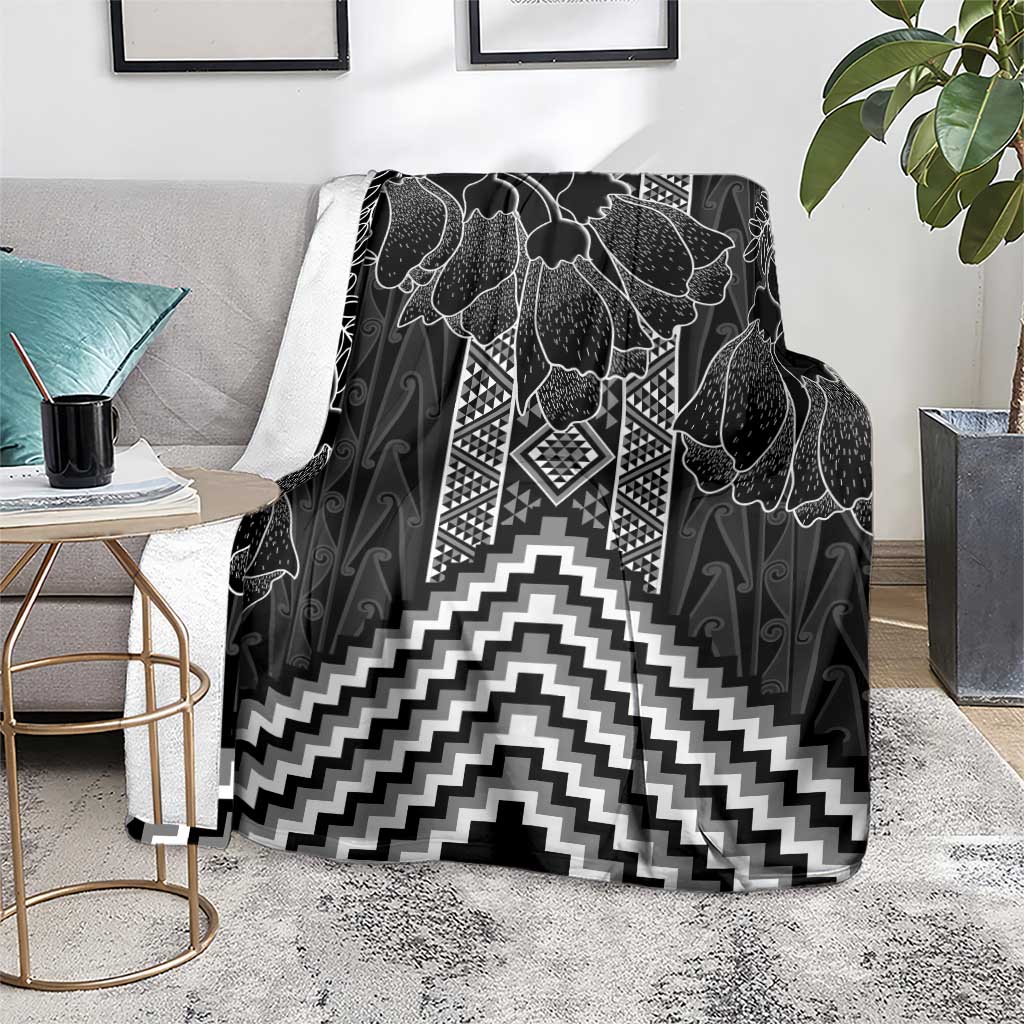 Aotearoa Taniko Pattern Blanket Poutama Mix Kowhai Flowers LT7 - Polynesian Pride