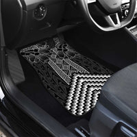 Aotearoa Taniko Pattern Car Mats Poutama Mix Kowhai Flowers LT7 - Polynesian Pride
