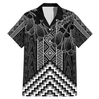 Aotearoa Taniko Pattern Family Matching Mermaid Dress and Hawaiian Shirt Poutama Mix Kowhai Flowers