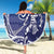 Samoa Manuia le Aso Tuto'atasi Siapo Motif Beach Blanket Warrior with Nifo Oti