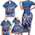 Samoa Manuia le Aso Tuto'atasi Siapo Motif Family Matching Short Sleeve Bodycon Dress and Hawaiian Shirt Warrior with Nifo Oti