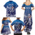 Samoa Manuia le Aso Tuto'atasi Siapo Motif Family Matching Summer Maxi Dress and Hawaiian Shirt Warrior with Nifo Oti