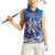 Samoa Manuia le Aso Tuto'atasi Siapo Motif Women Sleeveless Polo Shirt Warrior with Nifo Oti