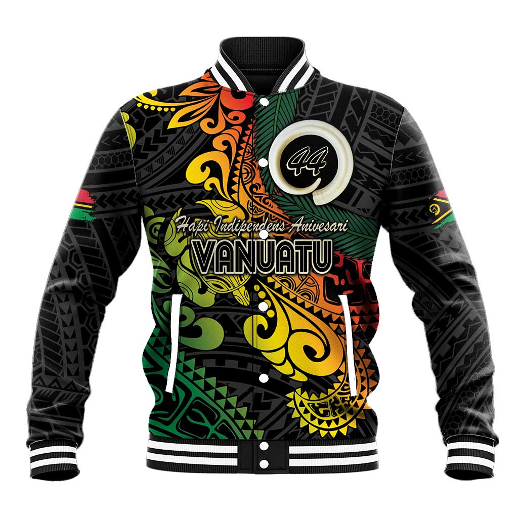 Vanuatu 44 Yia Indipendens Anivesari Baseball Jacket Curve Style