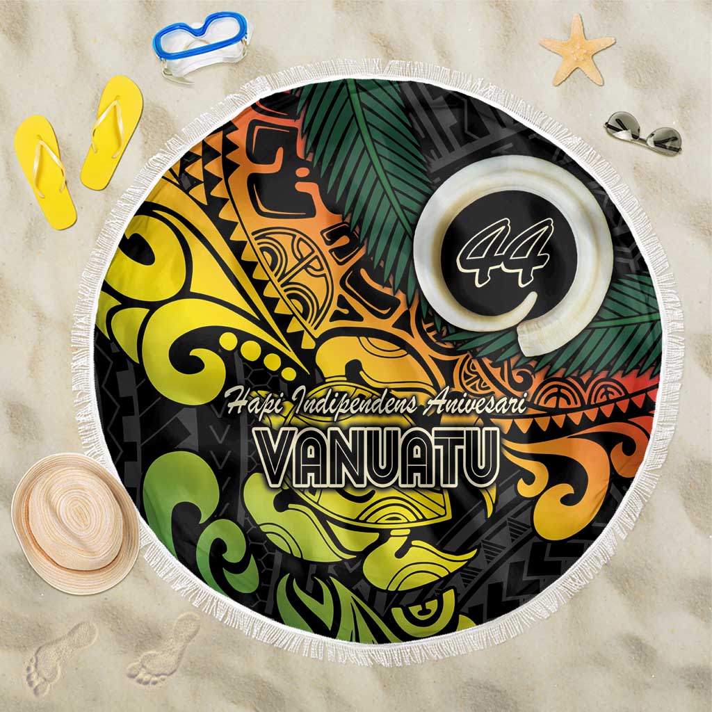 Vanuatu 44 Yia Indipendens Anivesari Beach Blanket Curve Style
