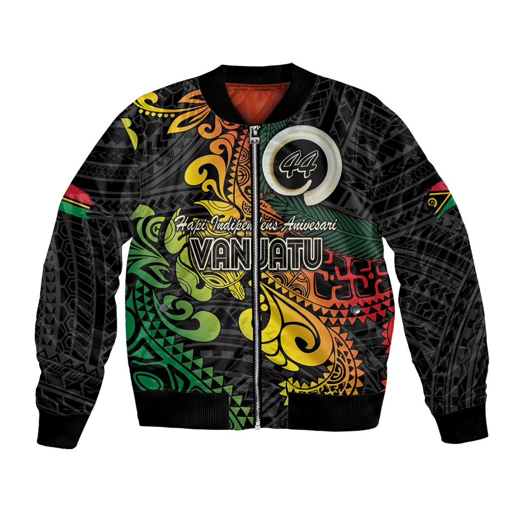 Vanuatu 44 Yia Indipendens Anivesari Bomber Jacket Curve Style