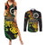 Vanuatu 44 Yia Indipendens Anivesari Couples Matching Summer Maxi Dress and Long Sleeve Button Shirt Curve Style