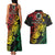 Vanuatu 44 Yia Indipendens Anivesari Couples Matching Tank Maxi Dress and Hawaiian Shirt Curve Style