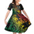 Vanuatu 44 Yia Indipendens Anivesari Family Matching Off The Shoulder Long Sleeve Dress and Hawaiian Shirt Curve Style