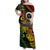 Vanuatu 44 Yia Indipendens Anivesari Family Matching Off Shoulder Maxi Dress and Hawaiian Shirt Curve Style