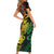 Vanuatu 44 Yia Indipendens Anivesari Family Matching Short Sleeve Bodycon Dress and Hawaiian Shirt Curve Style