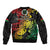 Vanuatu 44 Yia Indipendens Anivesari Sleeve Zip Bomber Jacket Curve Style