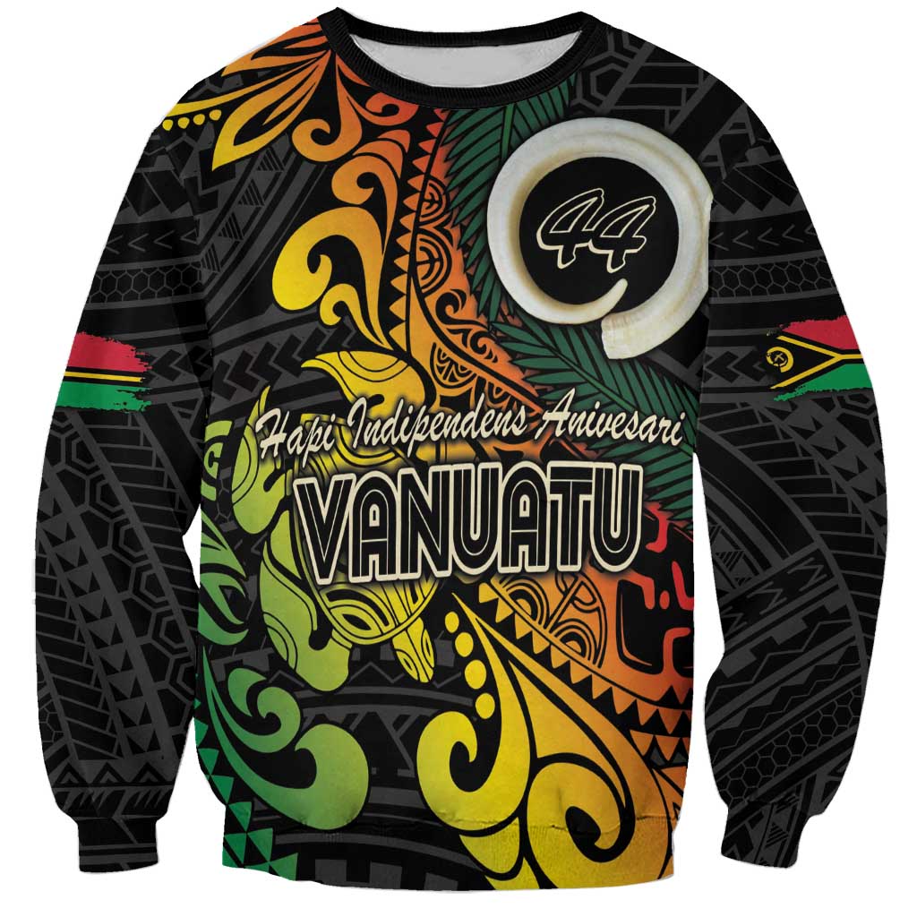 Vanuatu 44 Yia Indipendens Anivesari Sweatshirt Curve Style